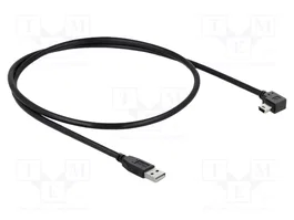 DeLOCK 81651 Cable USB 2.0 Tipo-A a Mini-B angular de 1 m