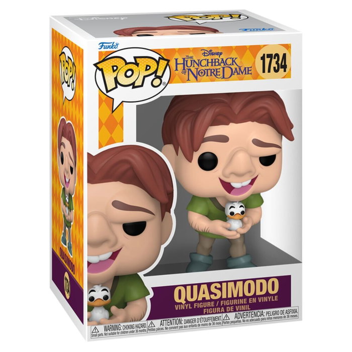 Funko Figura POP! Disney El Jorobado de Notre Dame Quasimodo with Bird