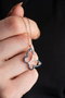 Heliophilia Silver NRZ999033 Collar de Plata de Ley 925 Baño Oro Rosa con Piedra Circón Azul Marino