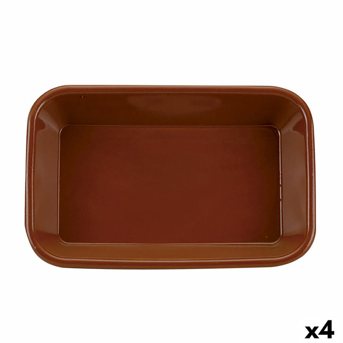 Raimundo Fuente Barro Profesional 29x19x6 cm (4 Unidades) Marrón