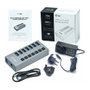 i-tec Hub USB 3.0 de 7 Puertos con Adaptador de Carga 36W - Concentrador USB con Alimentación
