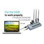 i-tec Hub USB 3.0 de 7 Puertos con Adaptador de Carga 36W - Concentrador USB con Alimentación