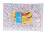 Innspiro Cuentas de Plástico en Cubos Corazones Multicolor Opaco 7mm