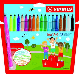 Stabilo Rotuladores Trio Az C-Surtidos Estuche 18 Ud