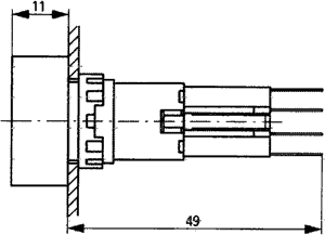 EATON ELECTRIC Lámpara de control RMQ-16 24V Verde
