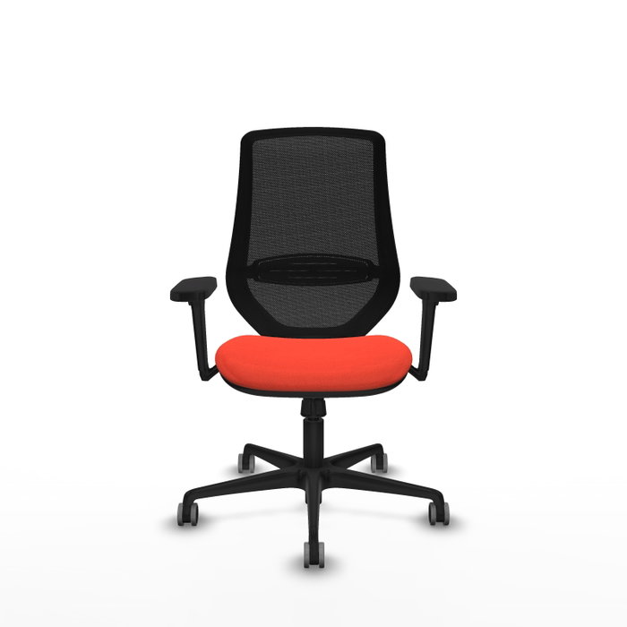 PIQUERAS Y CRESPO Silla de oficina Mardos con mecanismo Sincro, Naranja oscuro y Negro PIQUERAS Y CRESPO Silla de oficina Mardos con mecanismo Sincro, Naranja oscuro y Negro