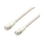 EQUIP Patch Cable Cat6A S/FTP RJ45 Blanco 1 m - Pack de 10 unidades - 645610 - 10 Gigabit Ethernet, PoE++, 500 MHz, LSZH