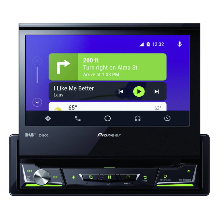 Pioneer AVH-Z7200DAB receptor de medios con pantalla táctil de 7 pulgadas