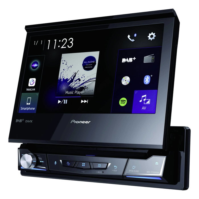 Pioneer AVH-Z7200DAB receptor de medios con pantalla táctil de 7 pulgadas