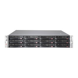 Supermicro CSE-826BE1C-R920LPB - Chasis Servidor Rack 2HE, Negro, 12 Bahías 3.5" Hot-Swap, Fuente 920W, 7 Ranuras Expansión