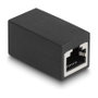 DeLOCK Adaptador RJ45 hembra a RJ45 hembra Cat.6 negro