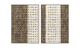 DKD Home Decor Cuadro Lienzo PS Moderno Surtido de 2 Piezas