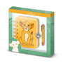 Karactermania Pack de Diario Plush + Bolígrafo El Rey León Amarillo