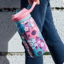 QUOKKA Botella termo Quokka Kids 445ml acero inox con sipper pop Blooming Garden