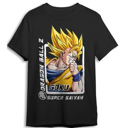 Toei Animation Camiseta Adulto Goku Super Saiyan Dragon Ball Z - Talla M (100% Algodón)