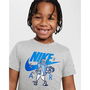 Camiseta de Manga Corta Infantil Nike Air Boxy Gris claro 8 Años