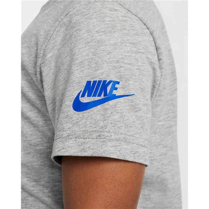 Camiseta de Manga Corta Infantil Nike Air Boxy Gris claro 8 Años