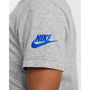 Camiseta de Manga Corta Infantil Nike Air Boxy Gris claro 8 Años
