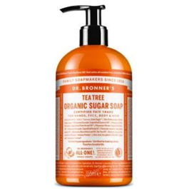 Dr Bronners Jabón de Azúcar Árbol del Té 355 mL