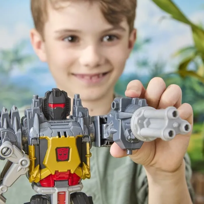 Hasbro Transformers Grimlock Bite and Battle Figura de 9 Pulgadas Cyberworld para Niños a Partir de 6 Años HASG07485L0 Hasbro Transformers Grimlock Bite and Battle Figura de 9 Pulgadas Cyberworld para Niños a Partir de 6 Años HASG07485L0