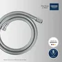 Grohe Manguera de Ducha 22114000 VitalioFlex Trend 1,25 m Cromo