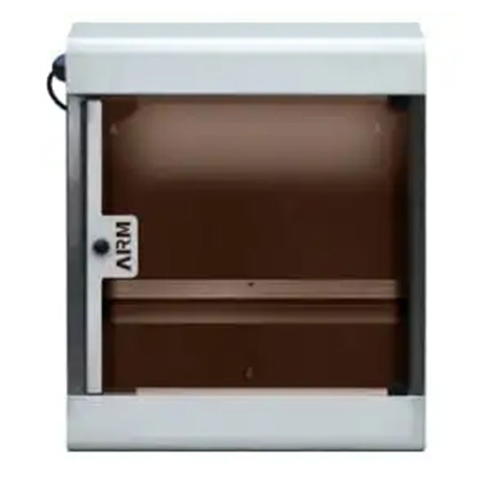 TECNO SISTEMA Esterilizador de Cuchillos UV con Temporizador, 57.5 cm Alto, Puerta Transparente Magnética, 440 x 125 mm Base