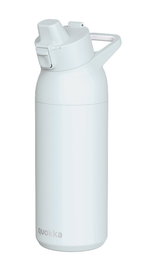 QUOKKA Botella Termo para Niños 700ml, Acero Inoxidable con Sipper Tide Gray