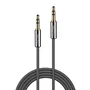 Lindy Cromo Line Cable de Audio 3,5 mm a 3,5 mm, 2 m, Antracita