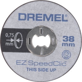 Dremel EZ SpeedClic Ruedas de corte finas, pack de 5