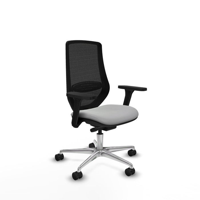PIQUERAS Y CRESPO Silla de oficina Mardos Gris claro/Negro PIQUERAS Y CRESPO Silla de oficina Mardos Gris claro/Negro