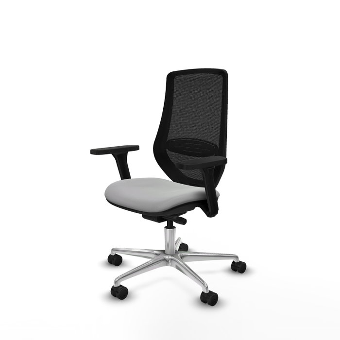 PIQUERAS Y CRESPO Silla de oficina Mardos Gris claro/Negro PIQUERAS Y CRESPO Silla de oficina Mardos Gris claro/Negro