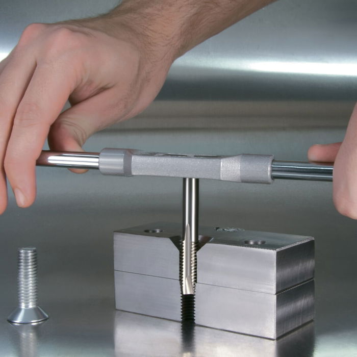 Macho para reparación de roscas de tuberías RUKO Acero de alta velocidad (HSS) 125 mm 41 mm