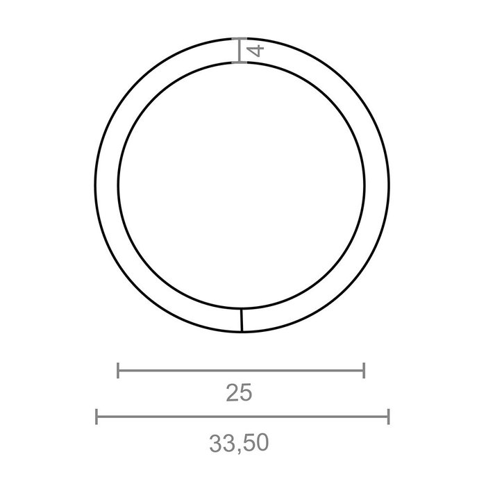 Edm Anilla soldada Ap14 de acero zincado ø33,50 x 4 mm