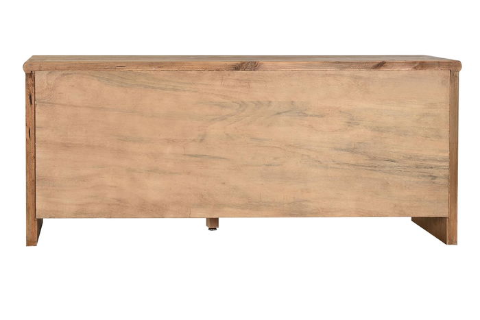 DKD Home Decor Mueble TV Oriental Japonés Madera Reciclada Natural 156 x 44 x 65 cm