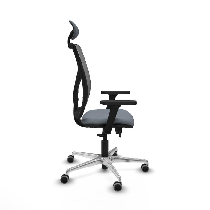 PIQUERAS Y CRESPO Silla de oficina Motilla con mecanismo Sincro/Traslack Gris