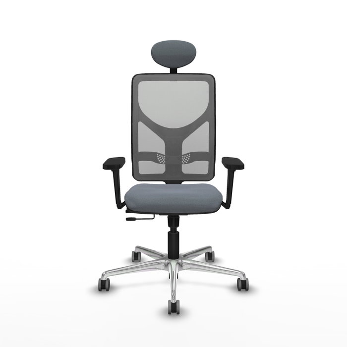 PIQUERAS Y CRESPO Silla de oficina Motilla con mecanismo Sincro/Traslack Gris