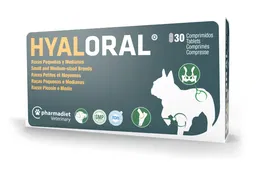 Pharmadiet Hyaloral Perro Razas Pequeñas Y Medianas 30 Comprimidos