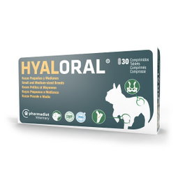 Pharmadiet HYALORAL Razas Pequeñas y Medianas 30 Comprimidos