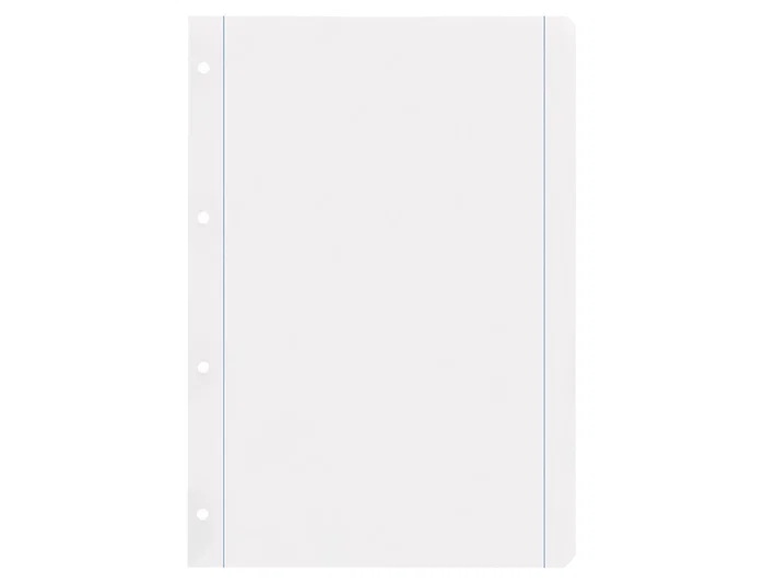 Liderpapel Recambio A4 100 Hojas 100gr Liso 4 Taladros Doble Margen