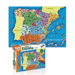 Diset - Puzzle educativo Provincias de España, 137 piezas