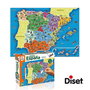 Diset - Puzzle educativo Provincias de España, 137 piezas