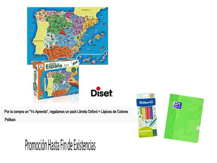 Diset - Puzzle educativo Provincias de España, 137 piezas