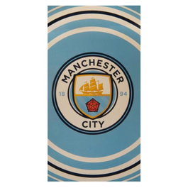 Manchester City Toalla Microfibra 70x140cm 100% Polyester