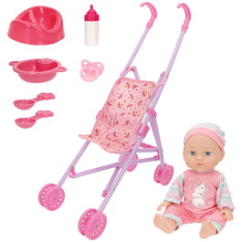 COLORBABY'S Bebé con accesorios y sonido