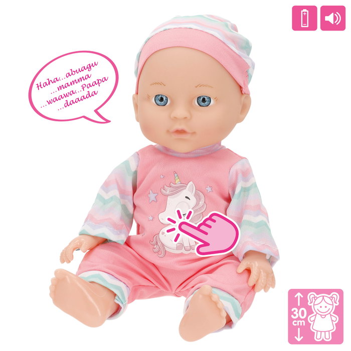 COLORBABY'S Bebé con accesorios y sonido