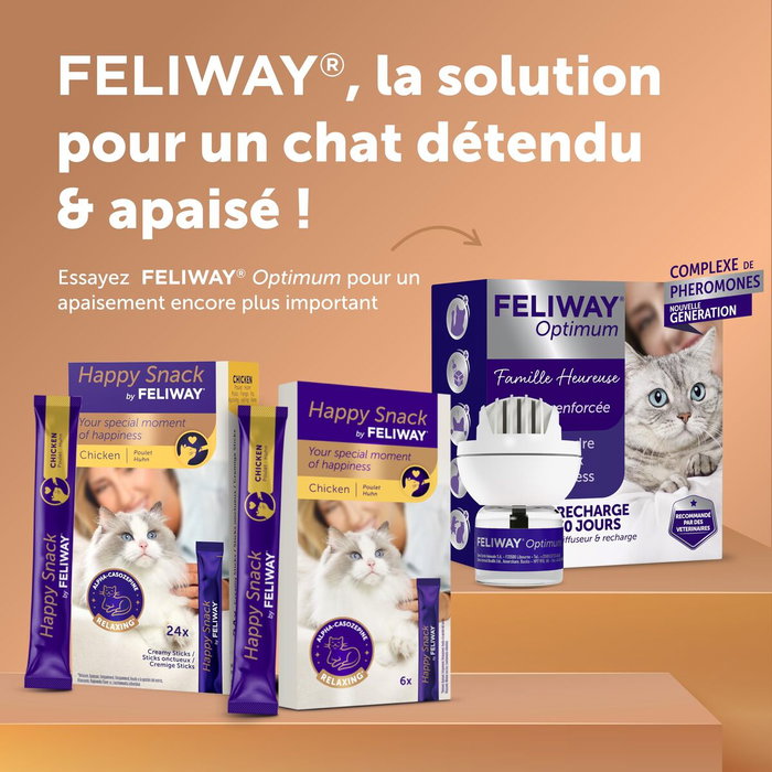 Feliway Happy Snack Pollo 24 sticks Feliway Happy Snack Pollo 24 sticks
