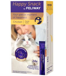Feliway Happy Snack Pollo 24 Sticks Snack Relajante Gatos