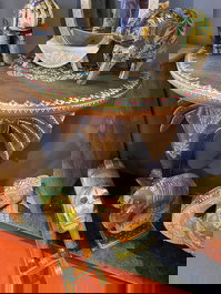 DKD Home Decor Consola Indio RK 22 Multicolor 34 x 78 x 68 cm