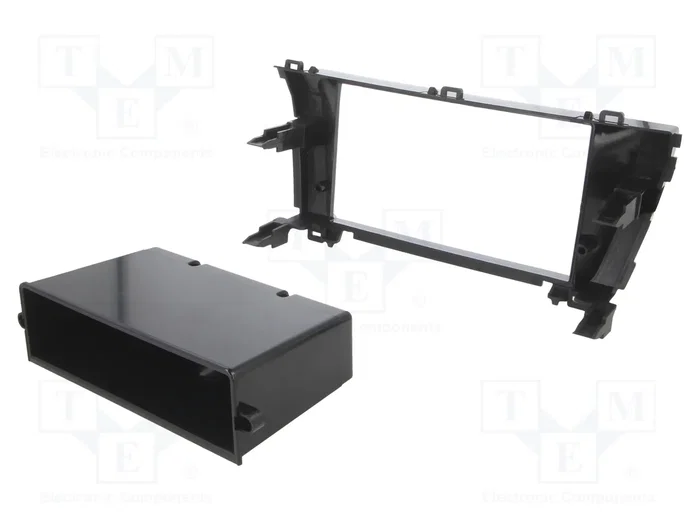 ACV Bastidor de montaje de radio para Toyota Corolla notchback (E170) 2014+, 2 DIN, Negro