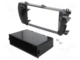 ACV Bastidor de montaje de radio para Toyota Corolla notchback (E170) 2014+, 2 DIN, Negro